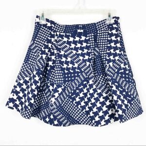 Freebird Blue/ White‎ Skater Skirt